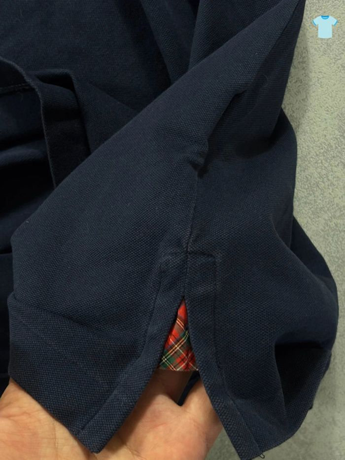 Polo Manche longue Ralph Lauren Bleu Marine Taille L - photo numéro 5
