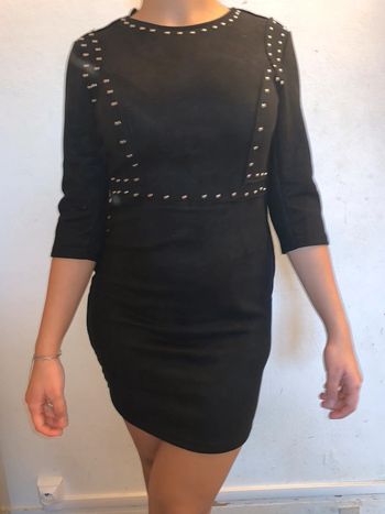 Robe courte daim