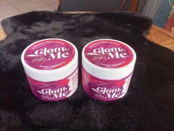 🎉 Deux pots de coloration temporaire et  réutilisable Glam Me by Vakita Neufs 🎉 Coloris Magenta Royal.valeur + de 30.€