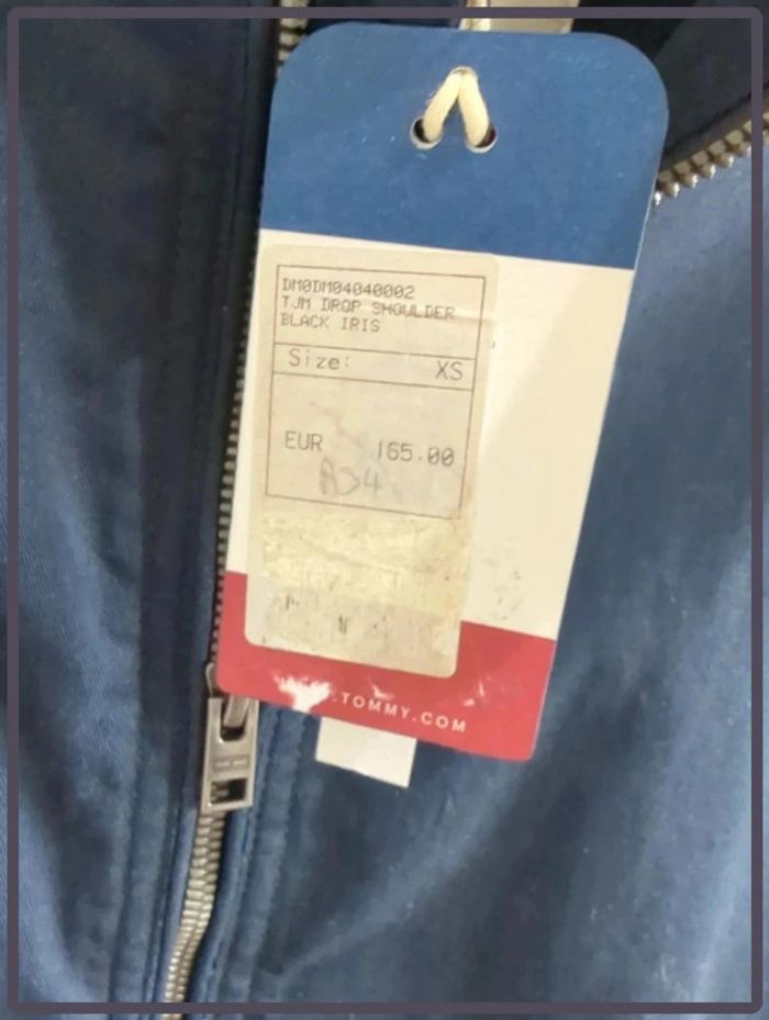 Veste Tommy Hilfiger taille XS homme bleu marine - photo numéro 3