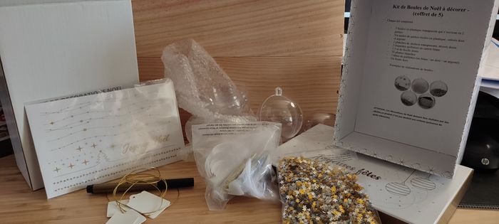 Kit de création boules de noël