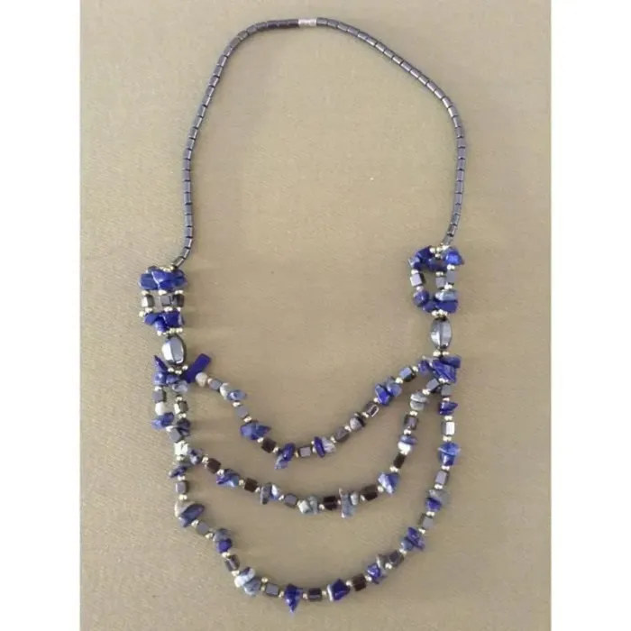 Collier pour femme en pierres naturelles vallée de l'ourika Maroc