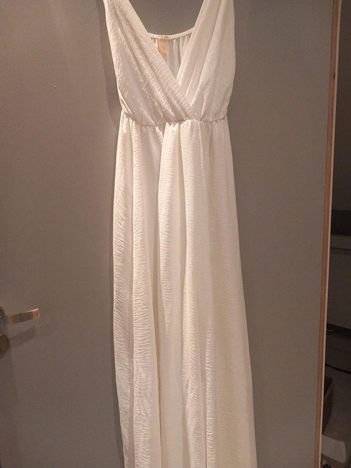 Robe fluide été S crème