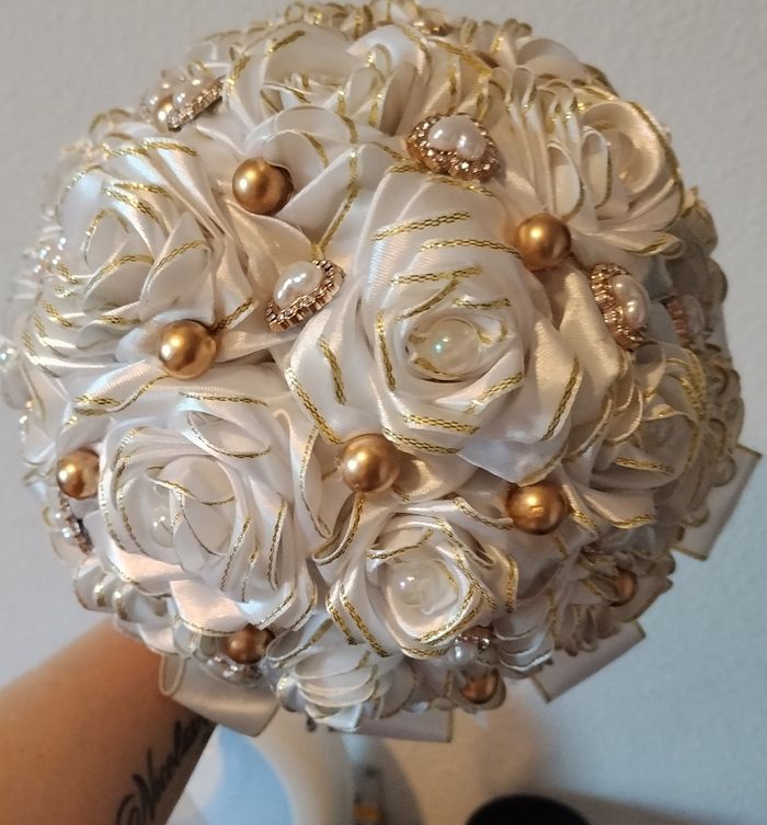 Bouquet de mariée artisanal