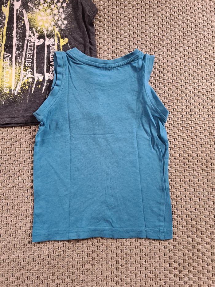 Lot de 2 t-shirts débardeurs garçon - 24 mois - photo numéro 5