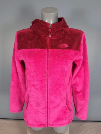 Veste polaire The North Face fille XL  – Rose & bordeaux – à capuche (613)