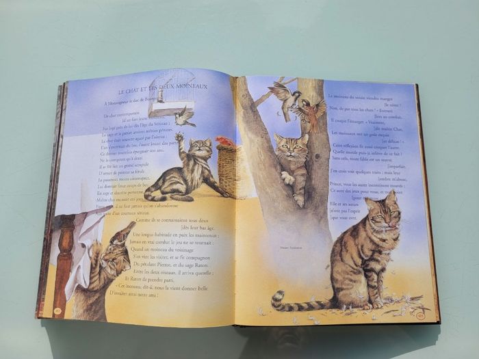 Superbe livre 🐇 Les Fables de la Fontaine 🐢 L'intégrale, Pierre de soleil - photo numéro 7