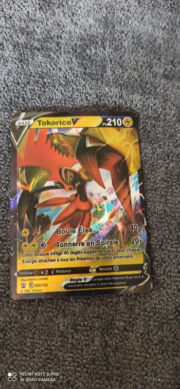 Carte pokemon tokorico
