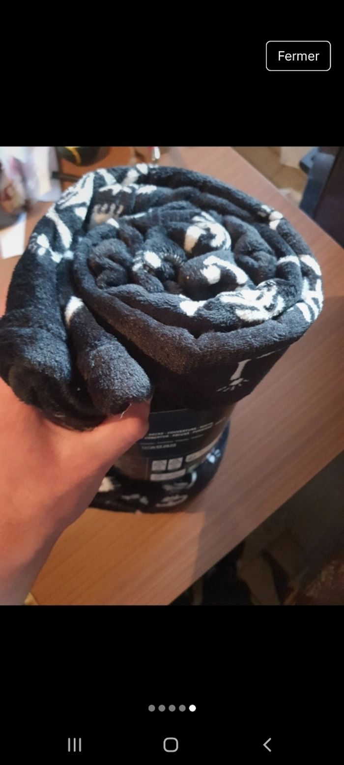 Plaid imprimé squelette - photo numéro 5