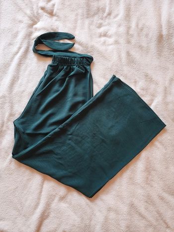 Pantalon à jambes larges / palazzo vert sapin TU 36/40