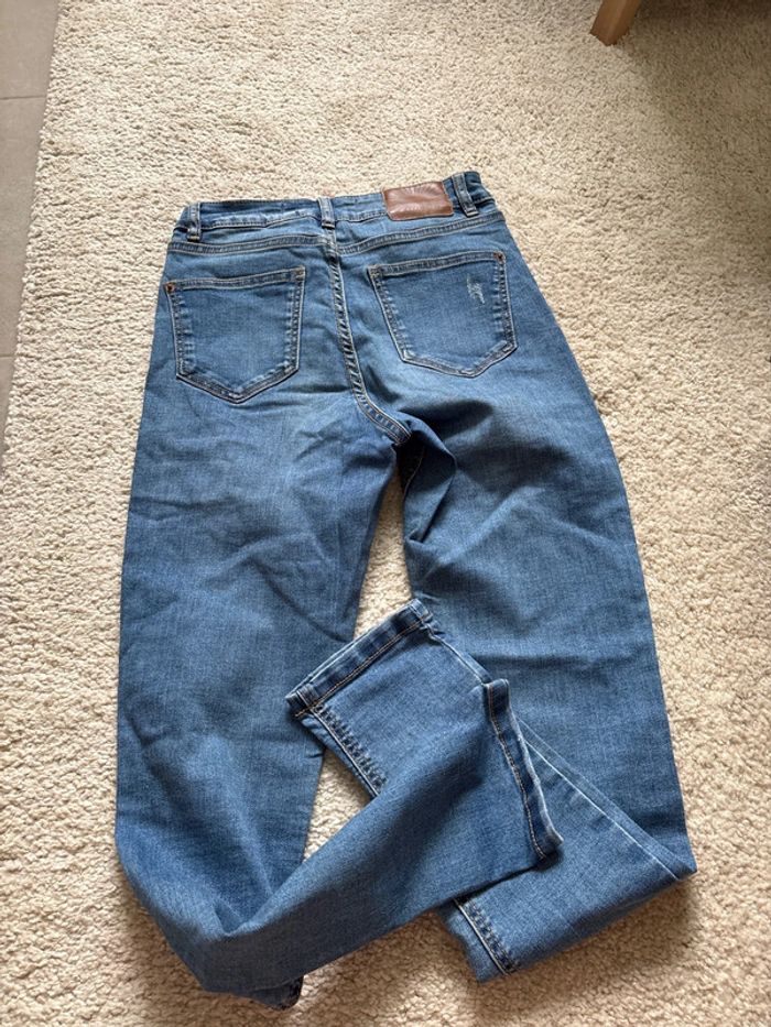 jean skinny à trou jennyfer taille 34 - photo numéro 7