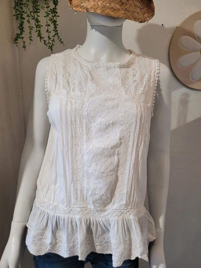 Débardeur broderies