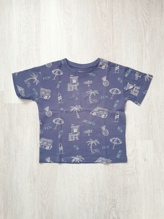 T-shirt bleu ardoise - Vertbaudet