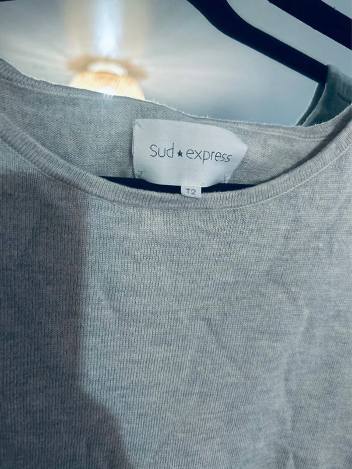 Jolie pull sud express en soie&cachemire taille 2 - photo numéro 2