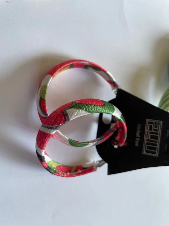 Lot de 3 paires de créoles neuves - photo numéro 4