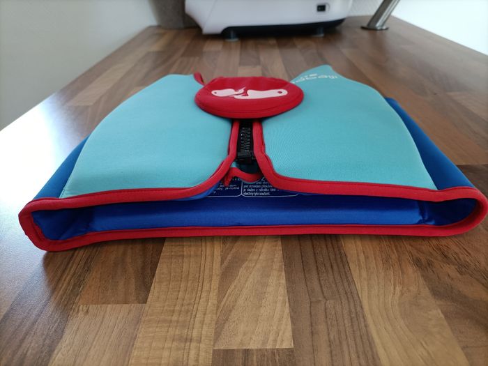 Gilet de flottaison nabaiji bleu et rouge 18-30 kg - photo numéro 3