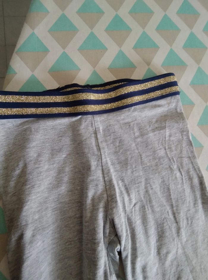 Leggings gris ceinture doré La halle - photo numéro 3