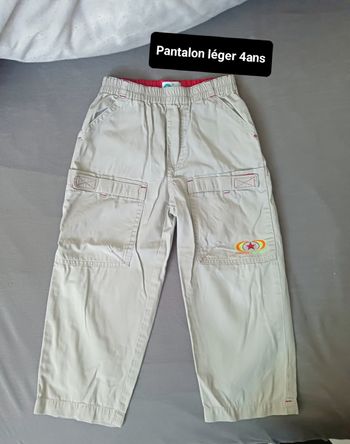 Pantalon léger 4ans garçon 