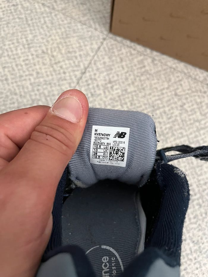 Baskets New Balance 574 Pour Garçons Taille (28) - photo numéro 8
