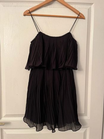 Robe plissée Zara taille xs noir