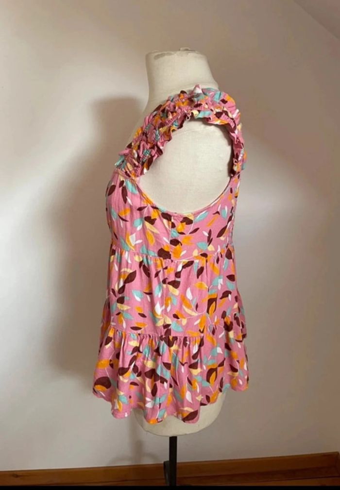 Belle blouse fluide Promod en gaze de coton 🌸 M 38 40 - photo numéro 3