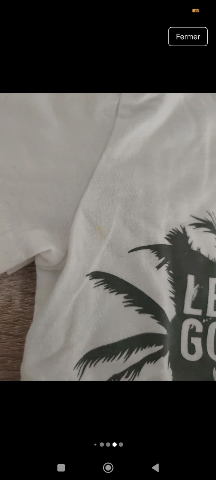 Lot 5 tee-shirts manches longues et courtes garçon 5 ans - photo numéro 8