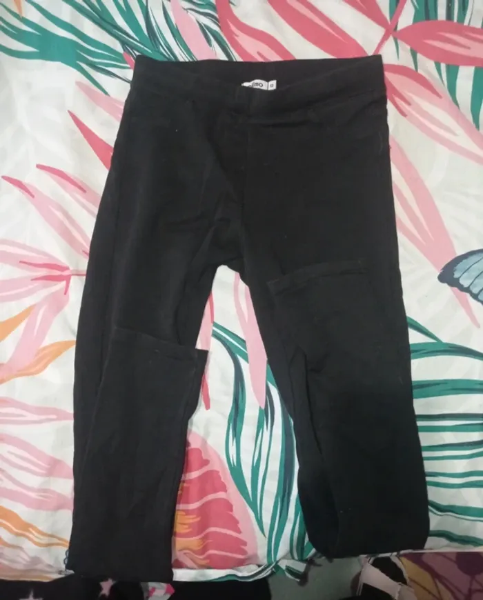 Pantalon élastique noir