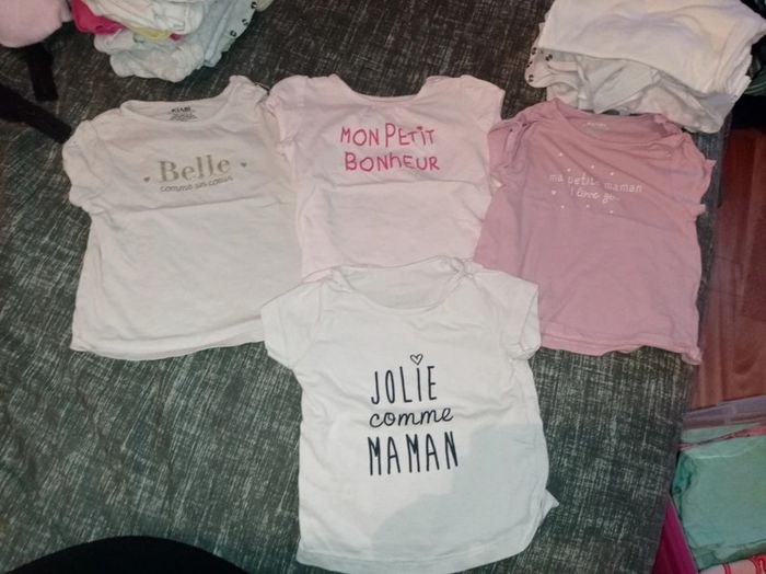 Lot de 4 t-shirt 9 mois
