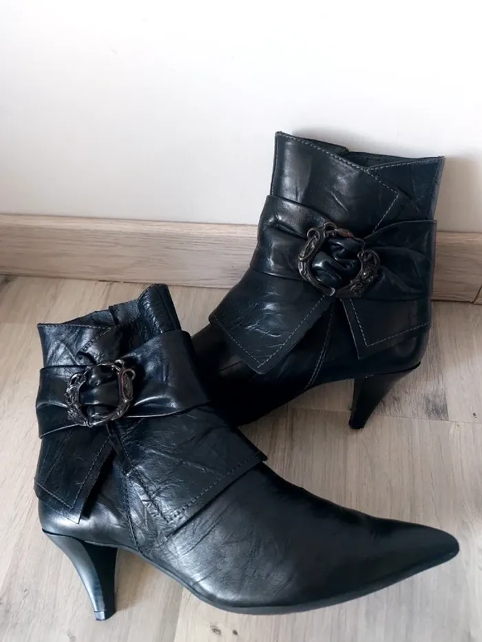 Bottines en cuir "Hispanitas" - photo numéro 3