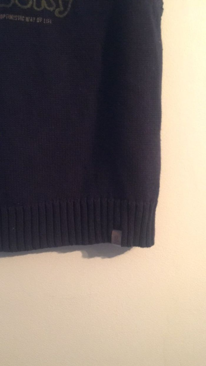 Pull sans manches bleu marine - photo numéro 3