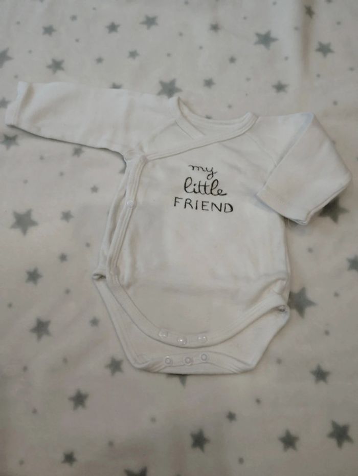 Lot de 3 bodies Cache cœur pour "mini baby" - photo numéro 6