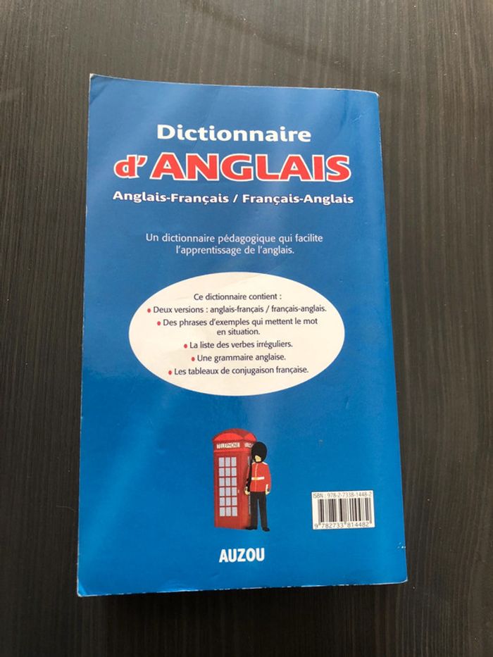 Dictionnaire Anglais - photo numéro 2