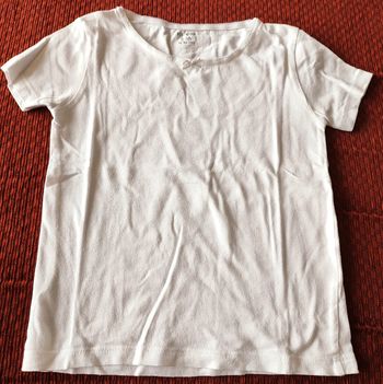 Tee-shirt blanc enfant 2-3 ans/ Kiabi