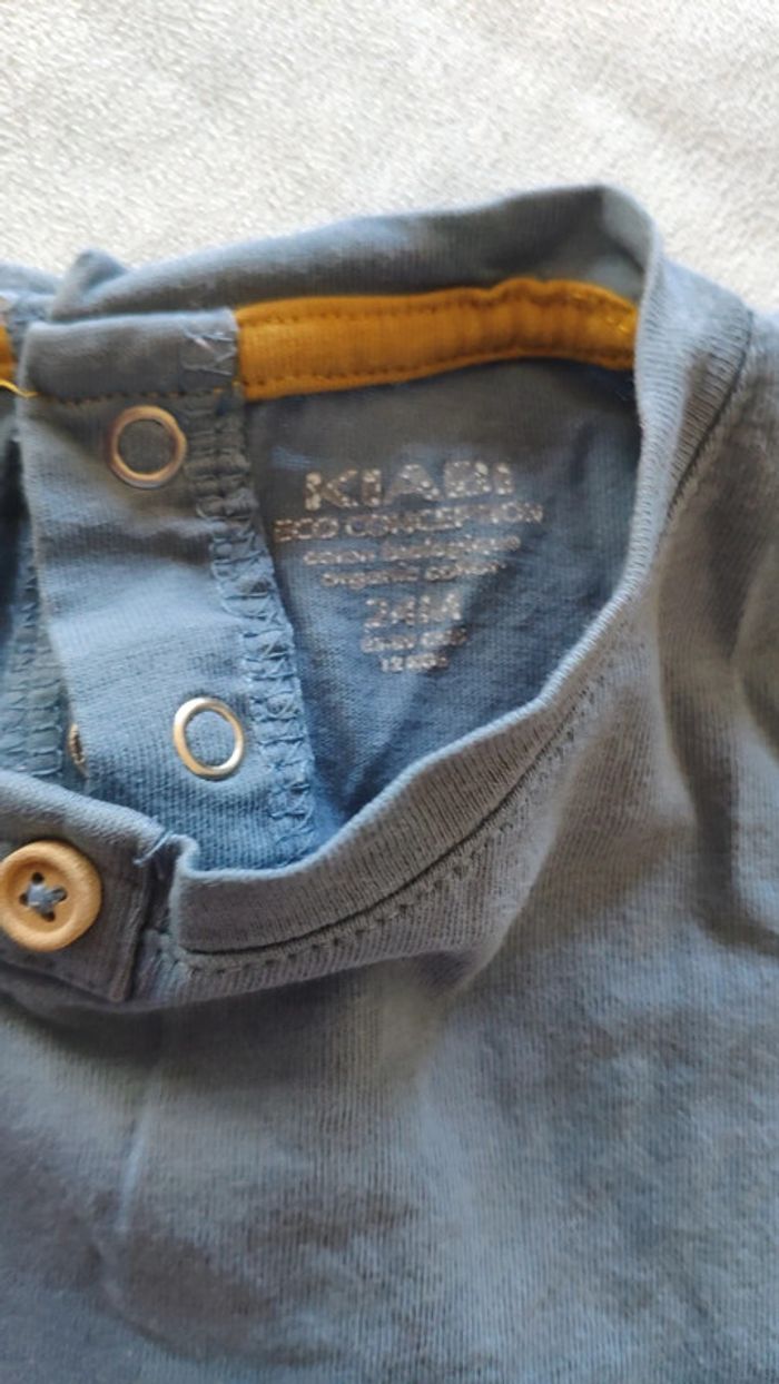 T-shirt manche longue kiabi 24 mois - photo numéro 2