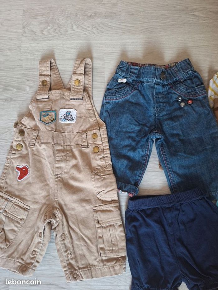Lot de 12 vêtements printemps-été Garçon 3 mois - photo numéro 5