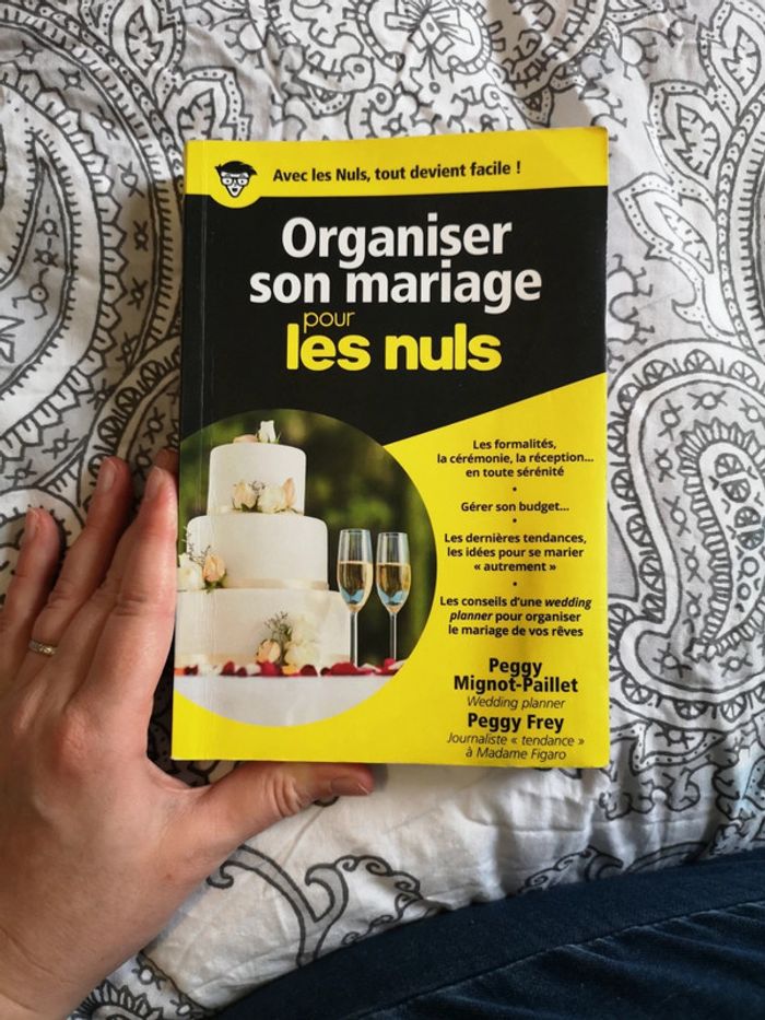 Livre organiser son mariage pour les nuls