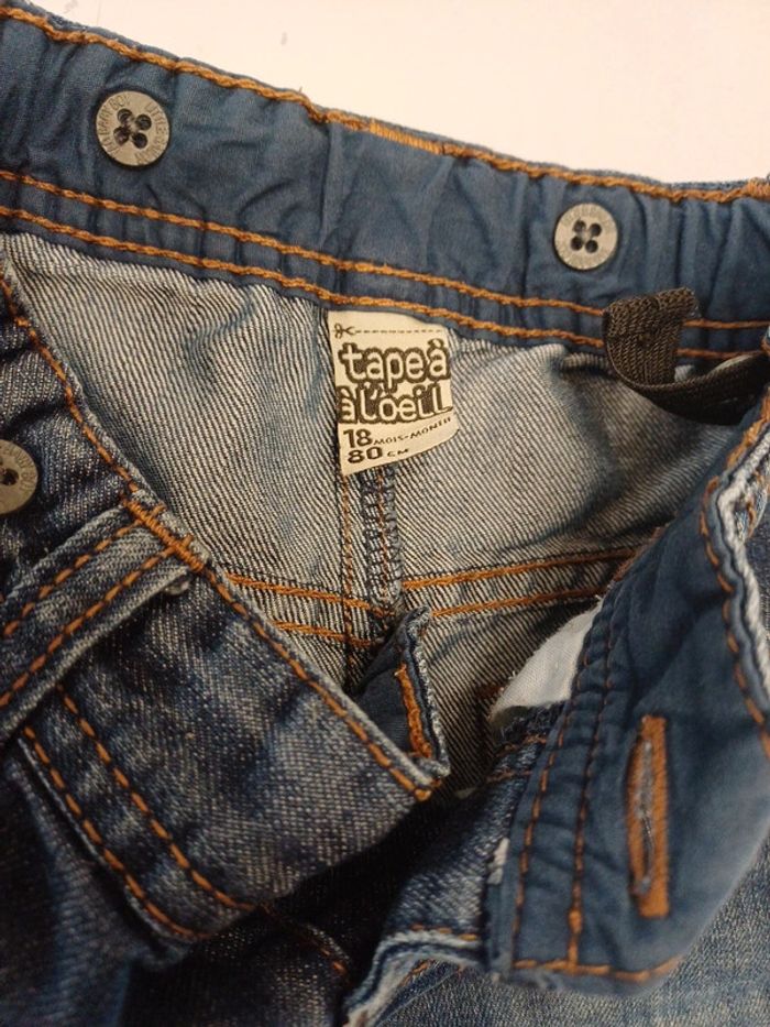 Lot 4 jeans Garçon 18 mois Tape à l’œil très bon état - photo numéro 6