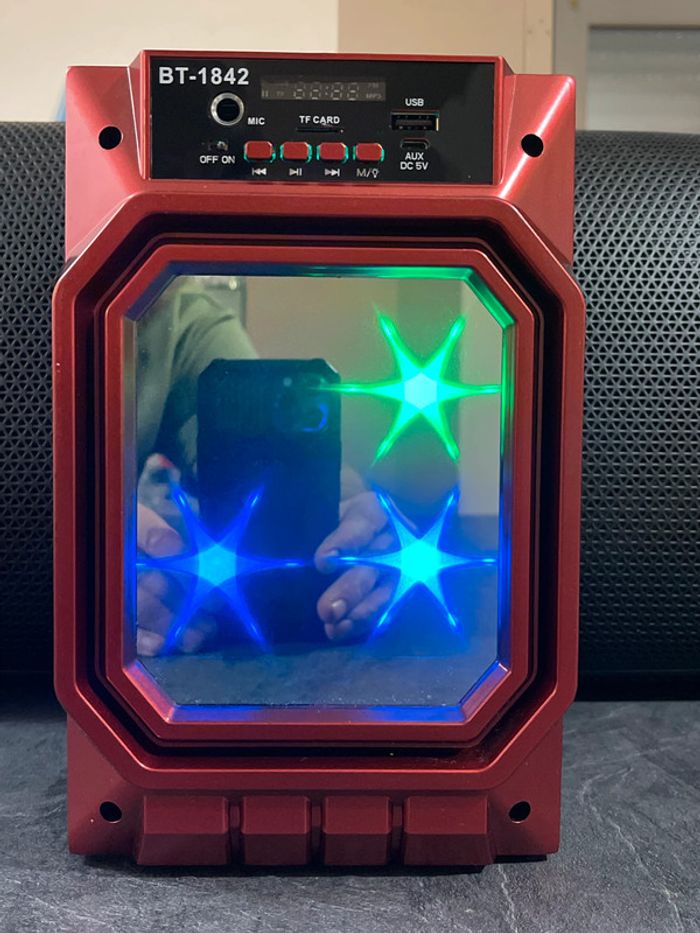 Enceinte miroir bluetooth portatif modèles BT-1842 BT Speakers - photo numéro 6