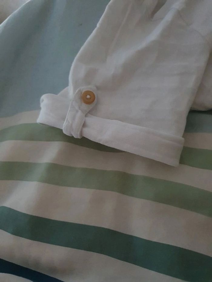 Tee-shirt blanc Okaidi 10 ans - photo numéro 2