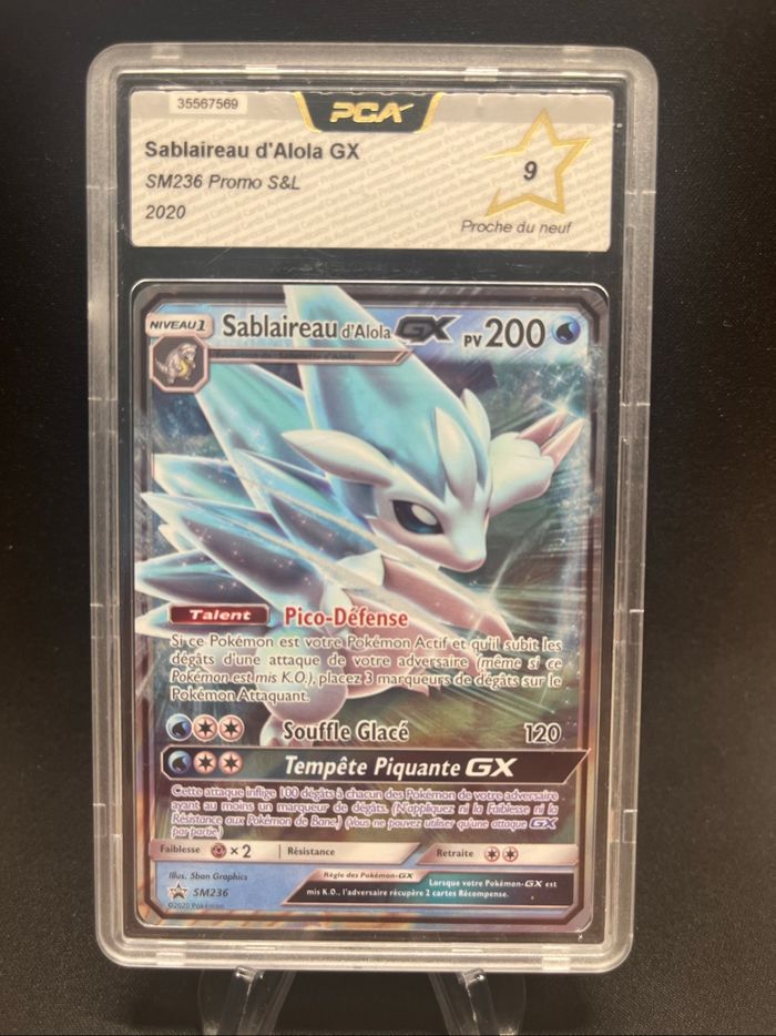 Carte Pokémon Sablaireau SM236 PCA 9