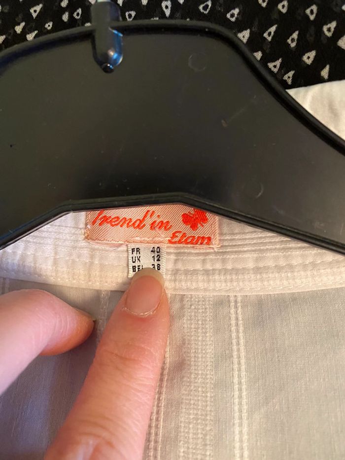 Magnifique chemise blanche Etam Taille 40 - photo numéro 4