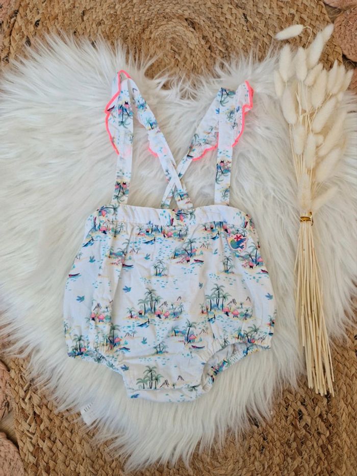 🌴 Barboteuse à motifs Sergent Major 12 mois