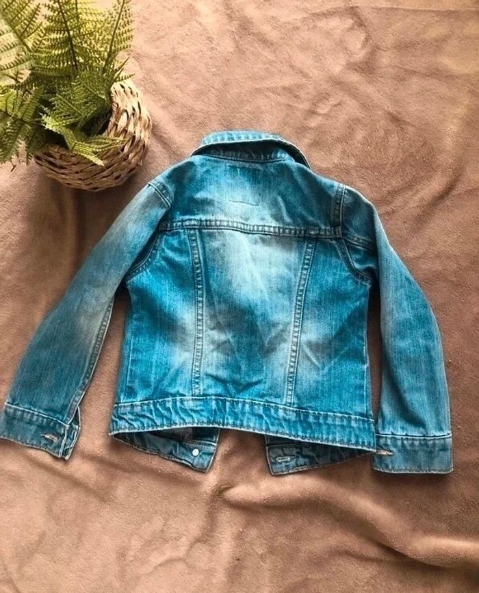 Veste en jean bleu fille Kiabi - photo numéro 4