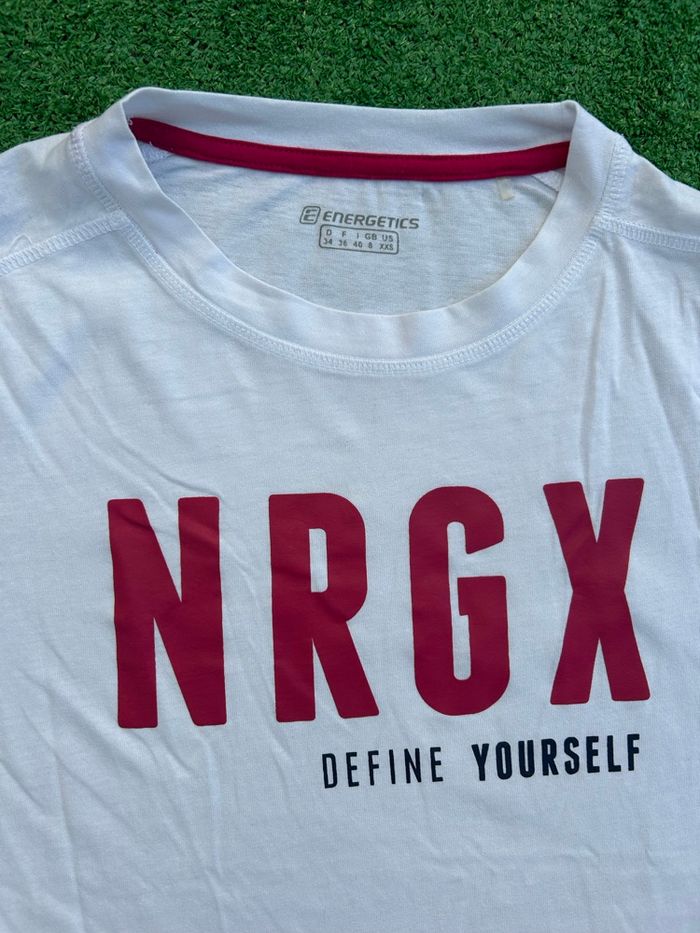 T-shirt de sport Energetics blanc NRGX femme S coton polyester - photo numéro 2