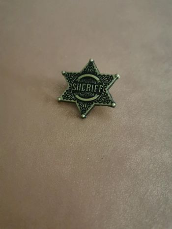 Broche de cowboy country sheriff