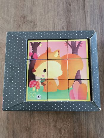 Puzzle cubes animaux