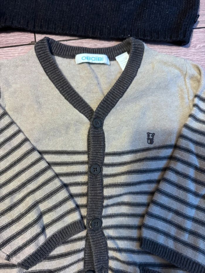 Lot de pull / gilet garçon - photo numéro 2