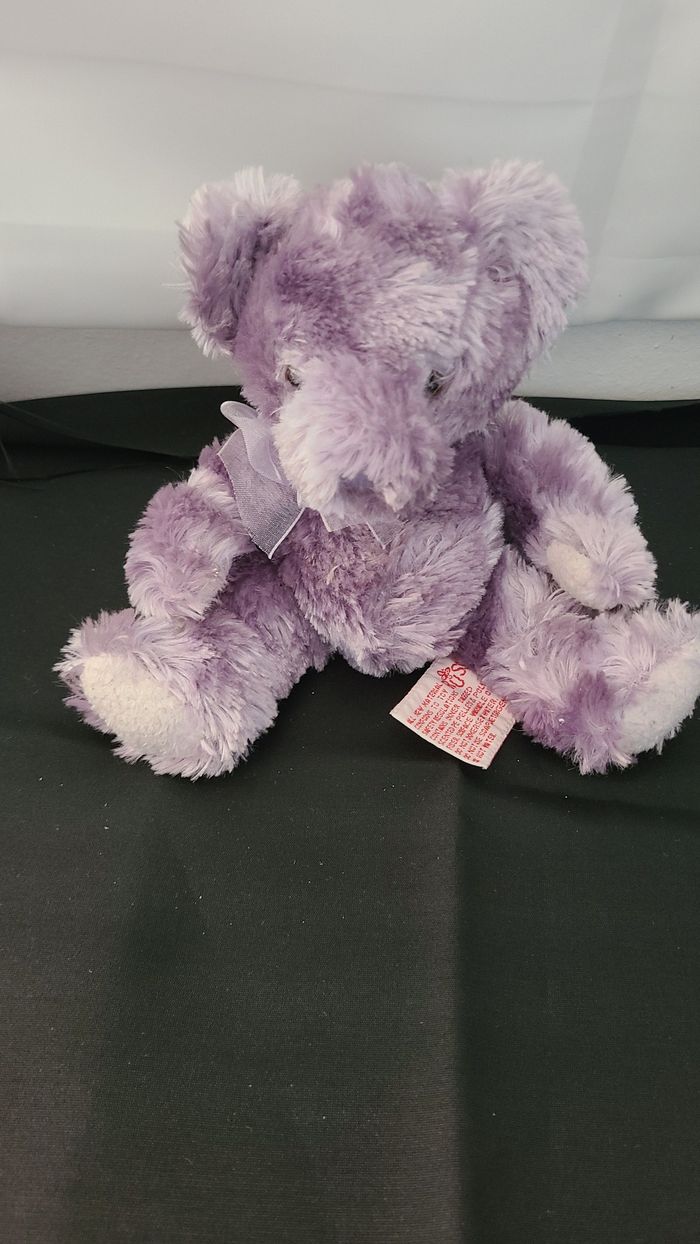 Peluche ours en peluche violet Harvest Moon Tri Russ