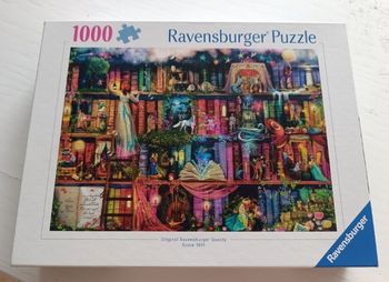 Puzzle 1000 pièces chat bibliothèque ravensburger
Fait une seule fois