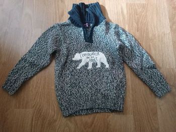 Pull à col zippé Sergent major 3 ans